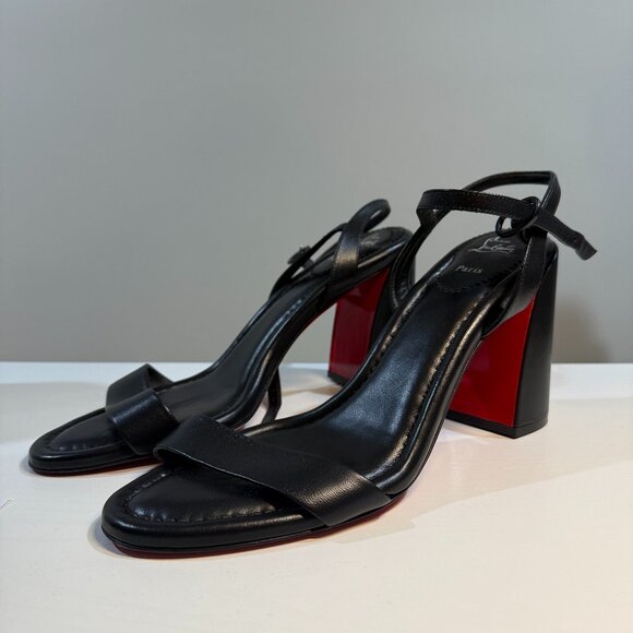 Christian Louboutin Miss Jane Sandal Black (Size 11.5 US/ 8.5 UK/ 41.5 EU) - Picture 1 of 7